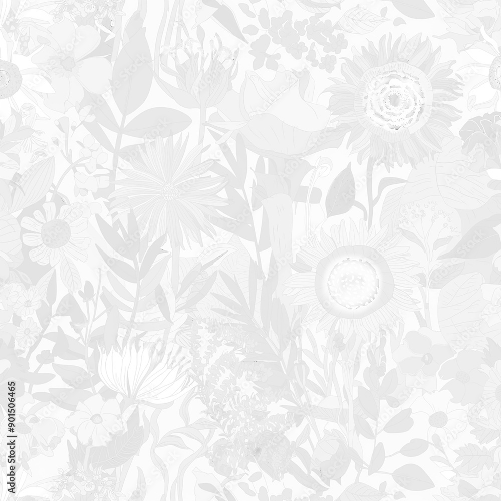 Obraz premium seamless floral pattern