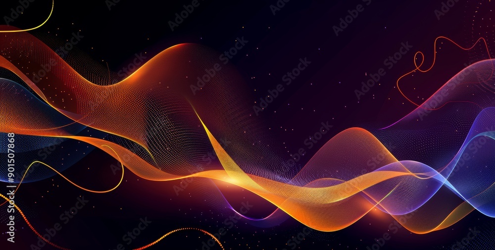 Fototapeta premium An abstract pastel holographic blurred grainy gradient banner background texture with soft noise. Nostalgia, vintage, retro, nostalgic.