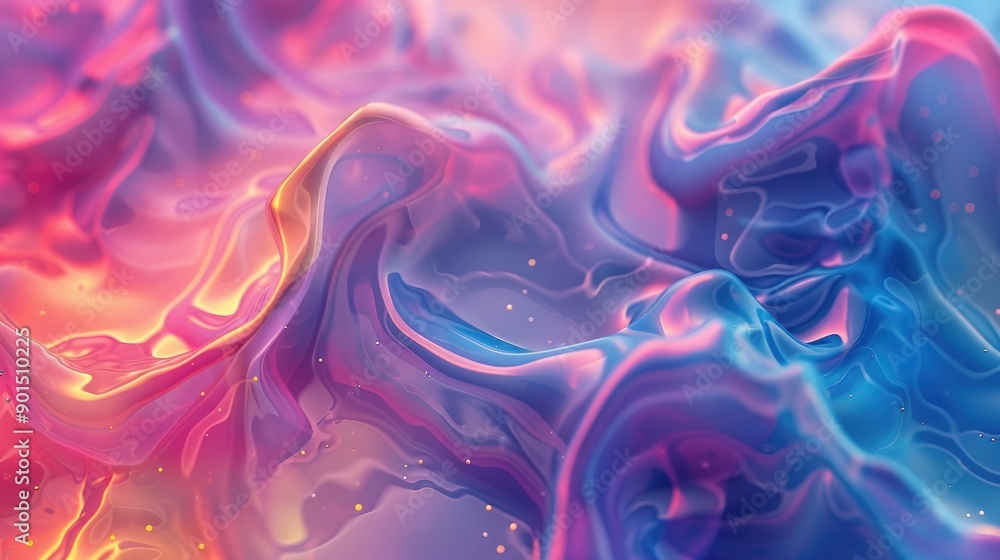 Fototapeta premium Gradient abstract backgrounds in vector style, featuring bold geometric elements and smooth liquid colors. Great for contemporary digital art and online branding.