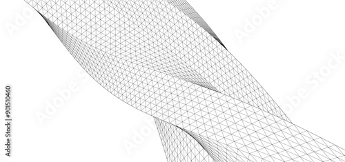 Architectural drawing. Geometric background