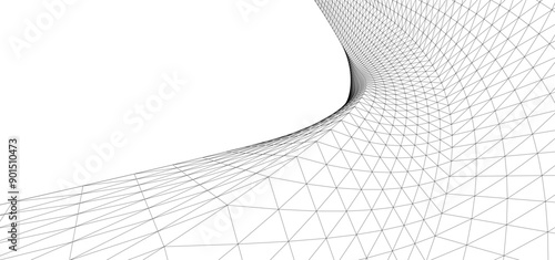 Architectural drawing. Geometric background