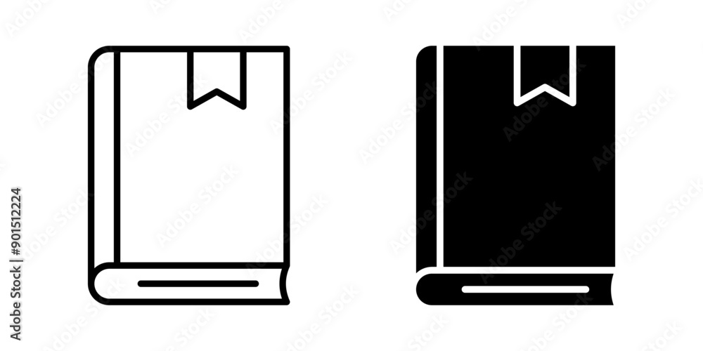 Book icon set. library sign. for mobile concept and web design. vector illustration on white background Book icon set. library sign. for mobile concept and web design. vector illustration on white background