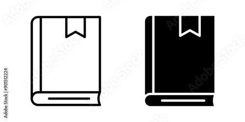 Book icon set. library sign. for mobile concept and web design. vector illustration on white background