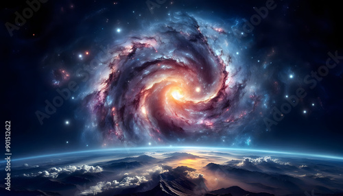 earth and space