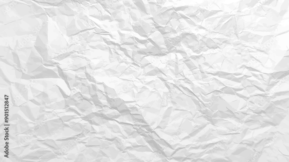 Obraz premium White clean crumpled paper