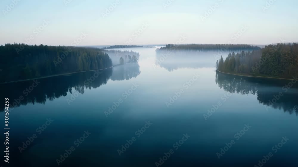 The lakes appear almost mystical in the early morning hours with the mist adding an air of mystery to the scene. The lakes appear almost mystical in the early morning hours with the mist adding an air of mystery to the scene.