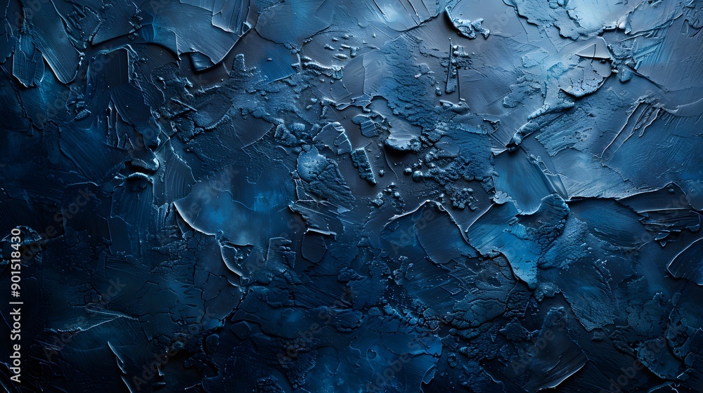 Textured Deep Blue Abstract Background with Rich Layers Textured Deep Blue Abstract Background with Rich Layers