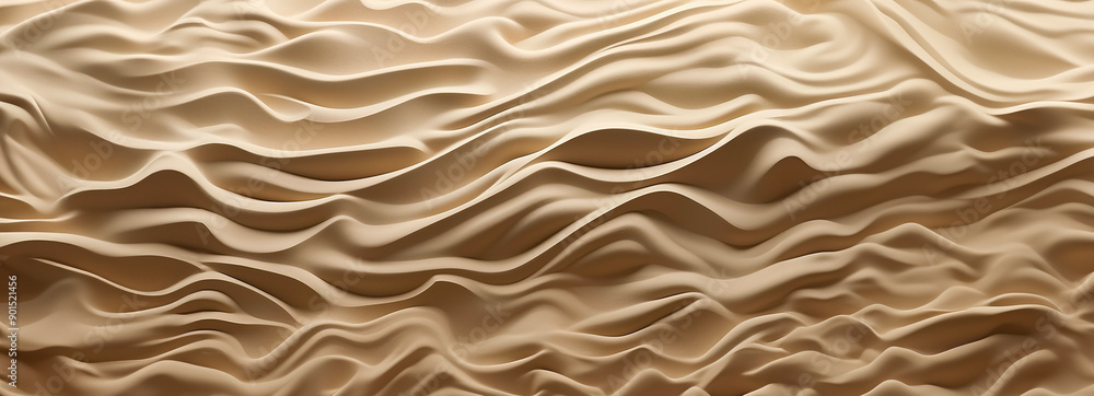 Obraz premium Surreal Desert Dunes Created with Generative AI Technology