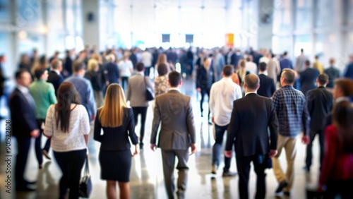 Wallpaper Mural Conference Attendees Out of Focus - Attendees at a conference with a soft blur effect on the crowd.
 Torontodigital.ca
