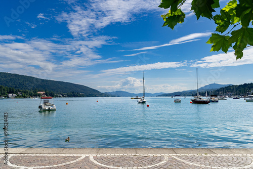 Blick auf dem Wörthersee in Kernten Österreich