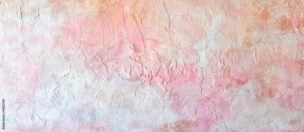Venetian plaster wall background in a soft rose hue with an artistic pastel texture and copy space image creating a lovely light pink stucco surface for interior design resembling abstract delicate w Venetian plaster wall background in a soft rose hue with an artistic pastel texture and copy space image creating a lovely light pink stucco surface for interior design resembling abstract delicate w