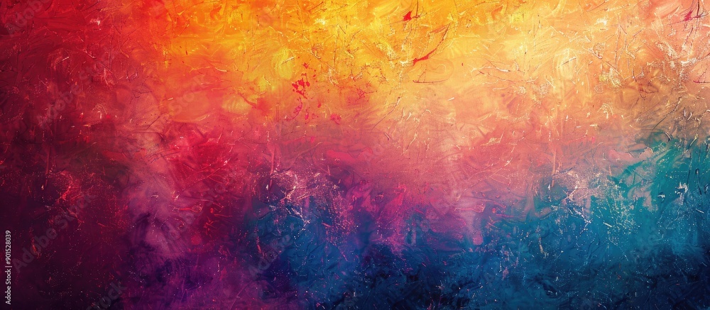 Fototapeta premium Vibrant abstract backdrop with empty copy space image