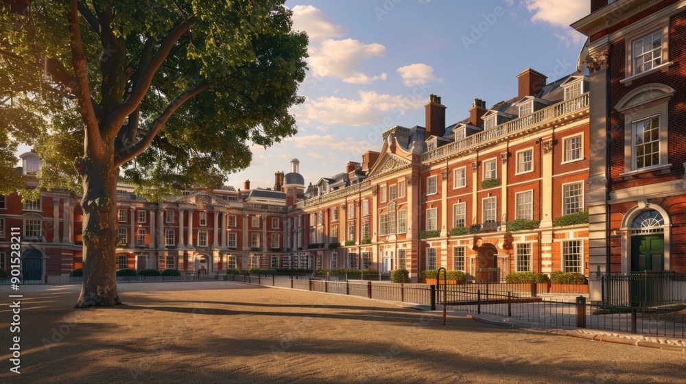 Naklejka premium Royal Hospital Chelsea, providing a home for retired soldiers and veterans of the British Army