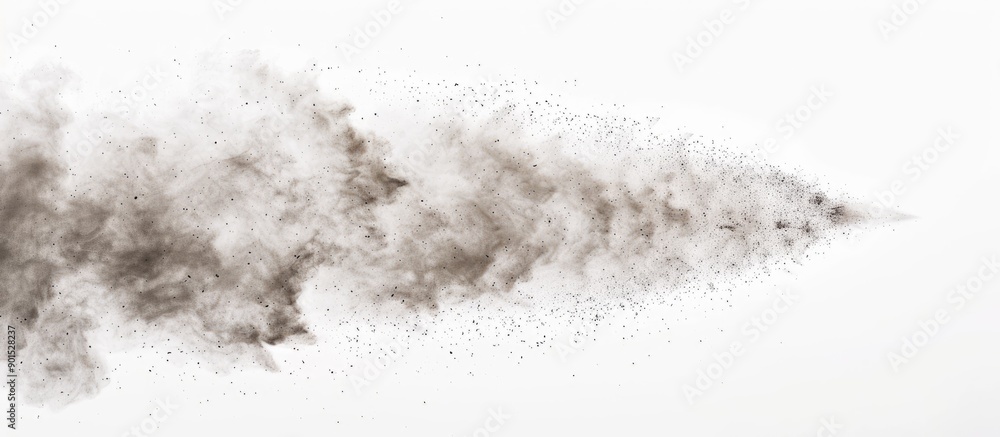Gently blow away dust from devices and items using an air dust blower with a white background in the copy space image Gently blow away dust from devices and items using an air dust blower with a white background in the copy space image