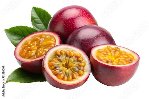 High-Quality Passion Fruit on Transparent Background PNG