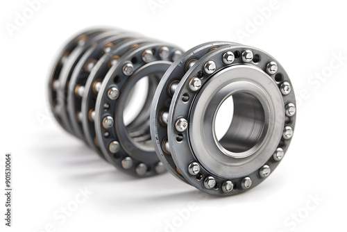 Precision Engineered Ball Bearings in a Row