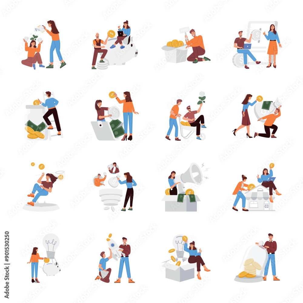 Basic RGBLatest Collection of Crowdfunding Flat Illustrations
Basic RGBLatest Collection of Crowdfunding Flat Illustrations
