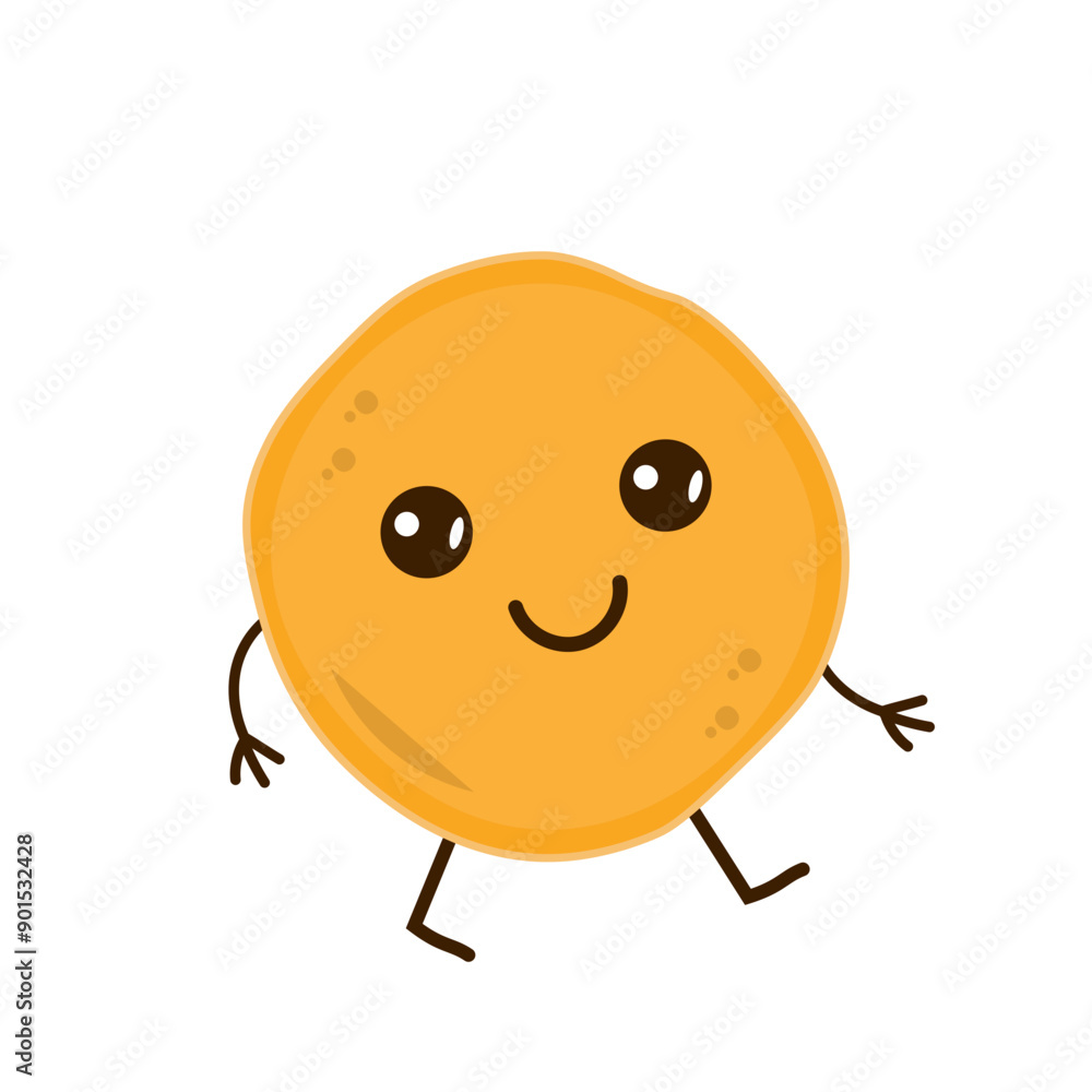 Fototapeta premium Pancake Illustration Character