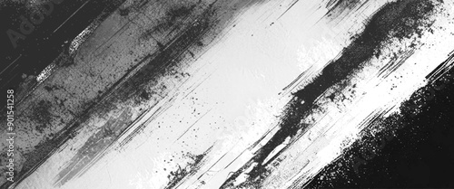 Obraz na płótnie Vector abstract white and black texture and geometric strokes wall background w salonie