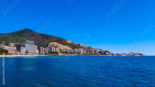 Montenegrin coast in Budva. photo