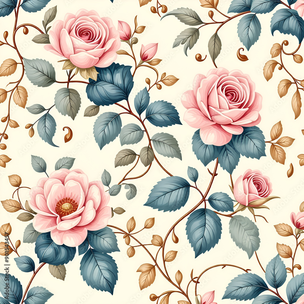 seamless pattern with flowers seamless pattern with flowers