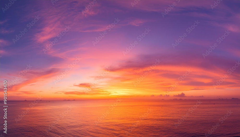 Obraz premium sunset over the sea