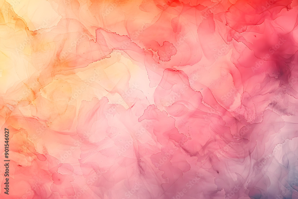 Fototapeta premium Soft peachy abstract watercolor for colorful backgrounds