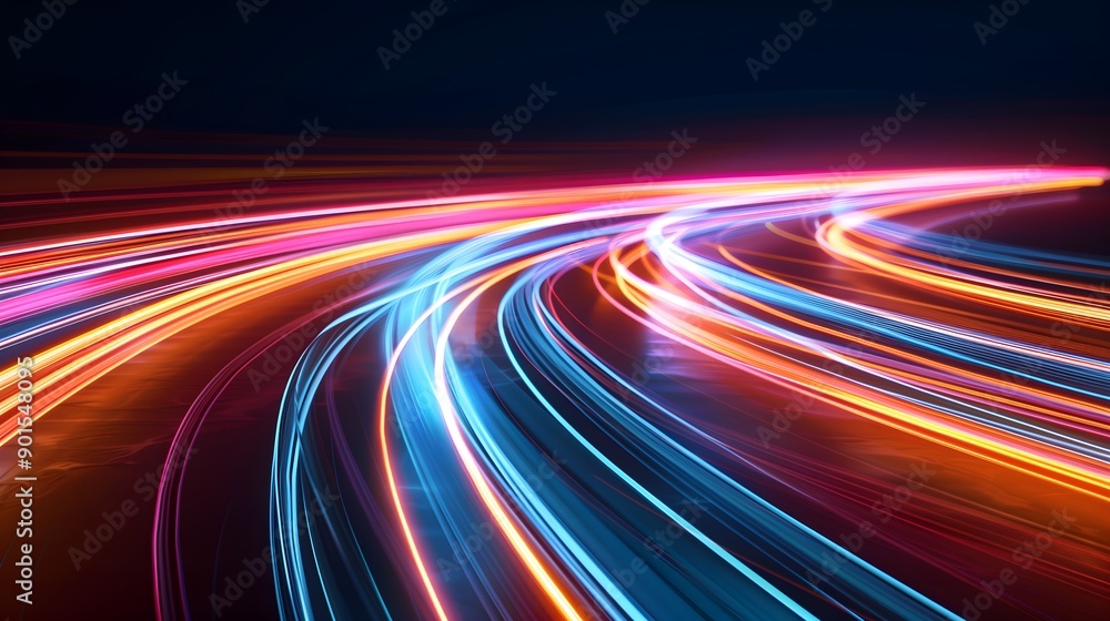 Light Trails High Speed Internet Data Transmission Background Wallpaper Light Trails High Speed Internet Data Transmission Background Wallpaper