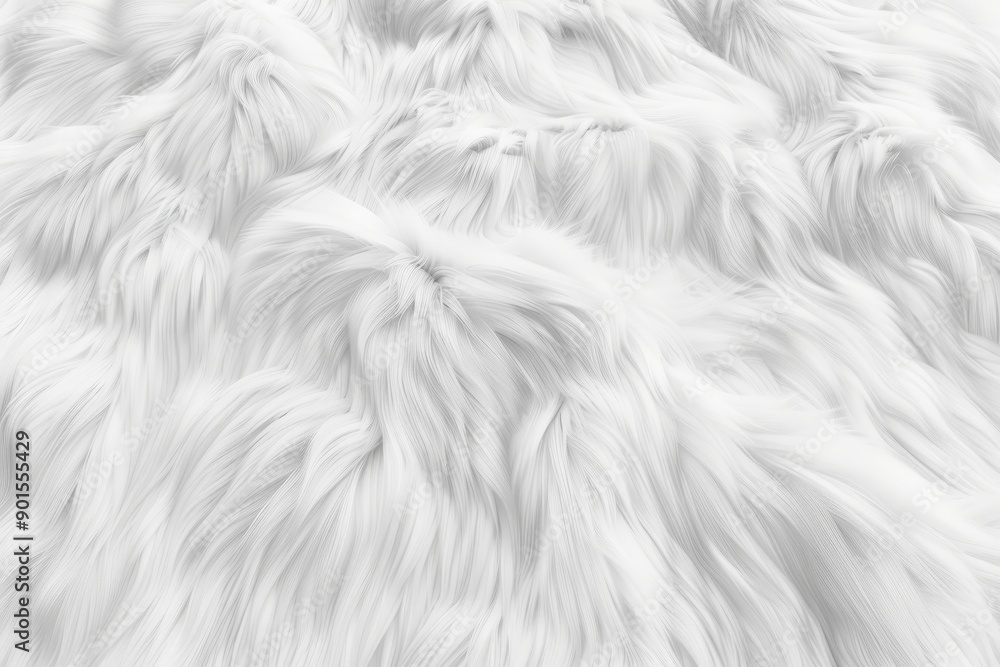 Close-up of soft, white faux fur texture. Ideal for backgrounds, design elements, and luxury-themed projects. Close-up of soft, white faux fur texture. Ideal for backgrounds, design elements, and luxury-themed projects.