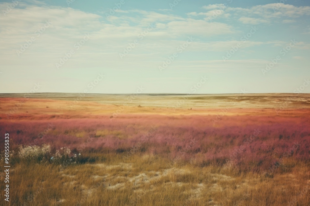 A minimal-large grassland landscape outdoors horizon. A minimal-large grassland landscape outdoors horizon.