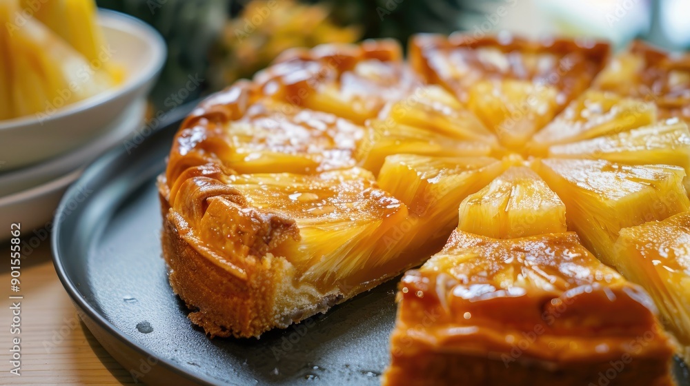 Taiwanese cuisine sliced pineapple pastry Taiwanese cuisine sliced pineapple pastry