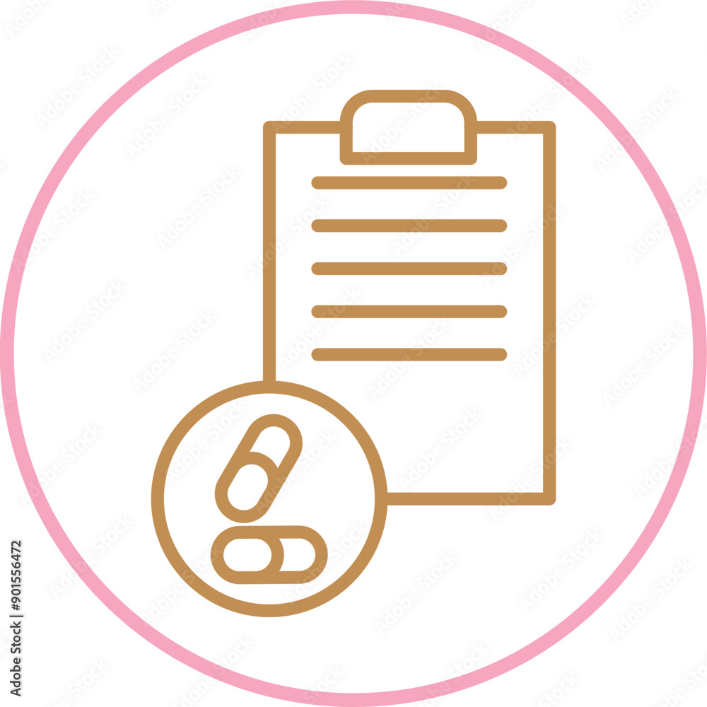 Prescription icon Design Prescription icon Design