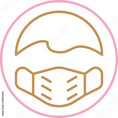 Surgical Mask icon Design