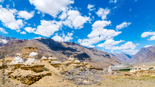 Zangla Fort or Zangla Khar is in the village of Zangla which is on the banks of Zanskar River in Zanskar valley of Ladakh, India photo