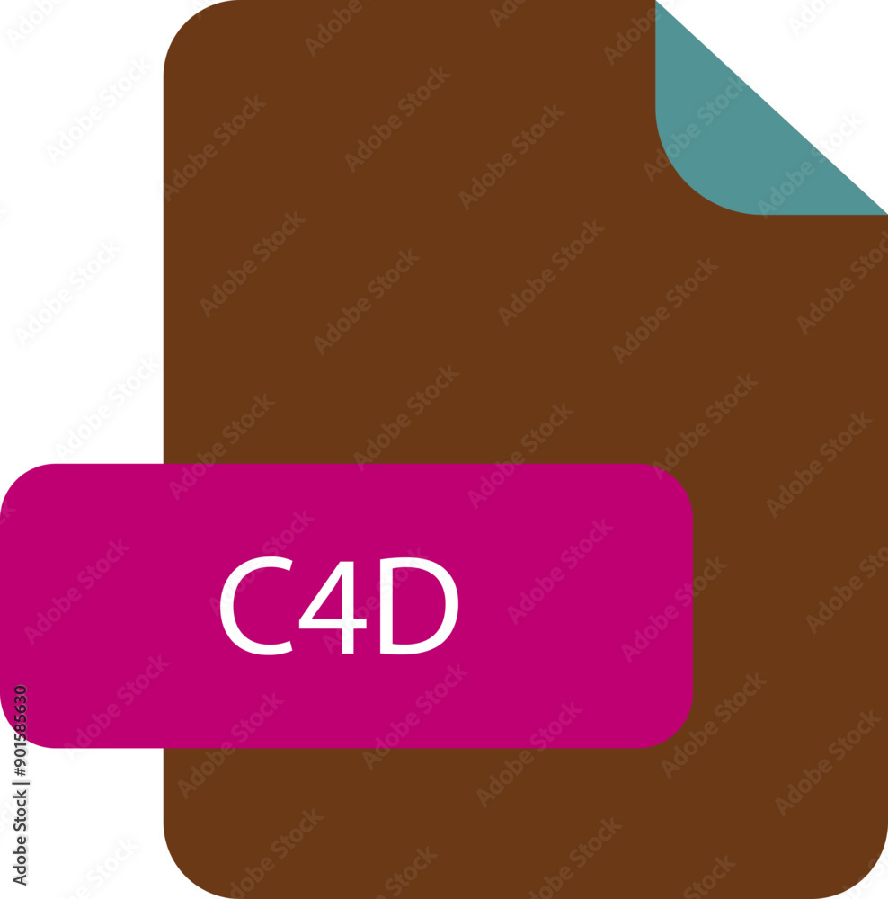 C4D file extension icon rounded corners and deep color C4D file extension icon rounded corners and deep color