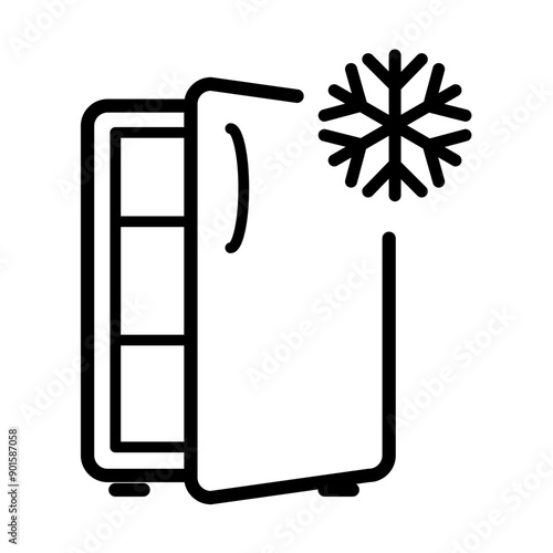 Refrigerator icon template