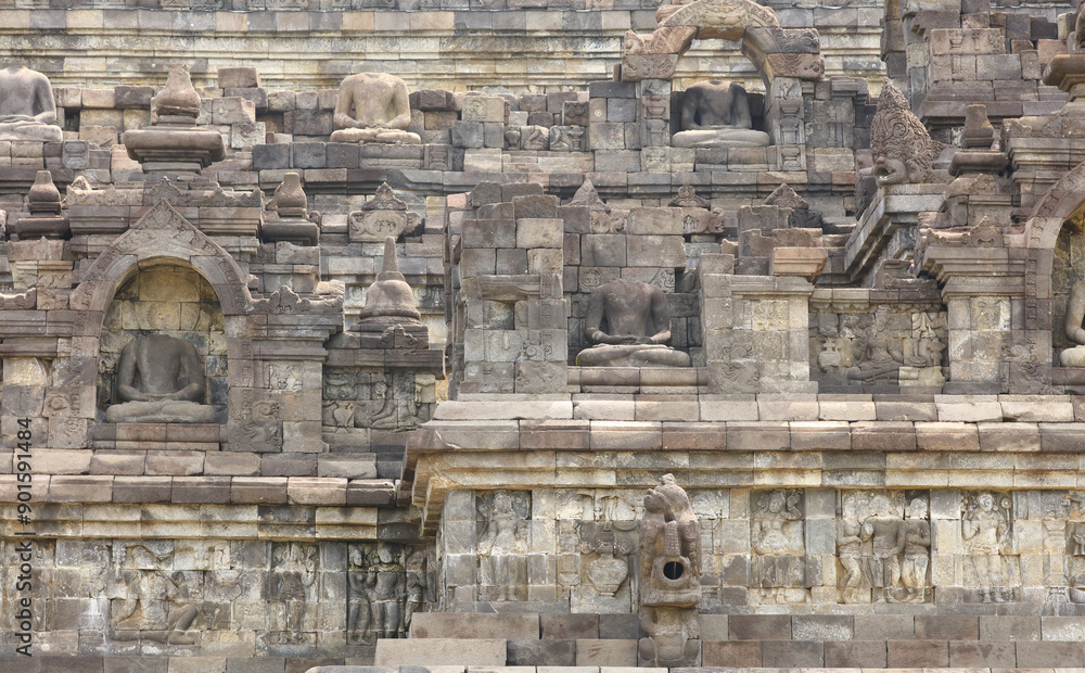 Templo de Borobudur., Magelang Regency, Java, Indonesia Templo de Borobudur., Magelang Regency, Java, Indonesia