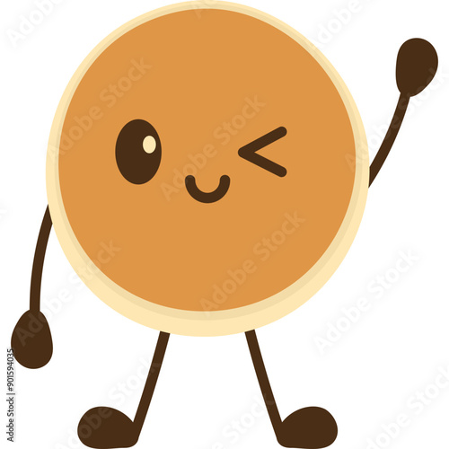 Pancake Character Illustration