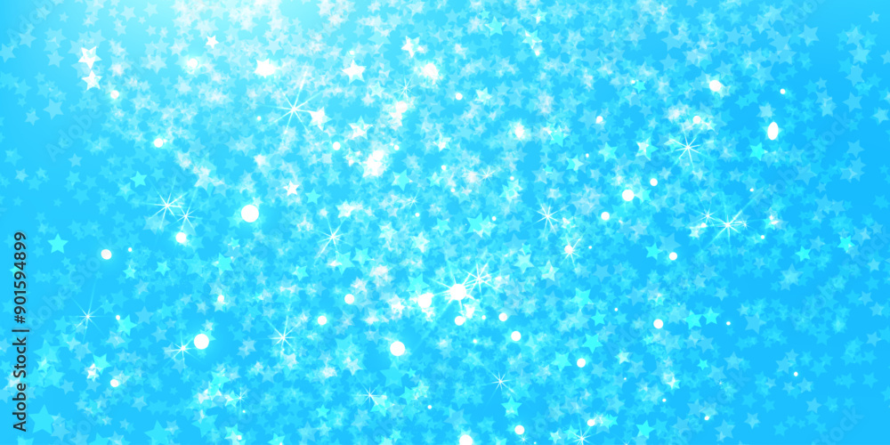 Christmas Blue Background with Soft Waves. New Year Realistic Luxury Wallpaper. Vector Illustration for Your Design Christmas Blue Background with Soft Waves. New Year Realistic Luxury Wallpaper. Vector Illustration for Your Design