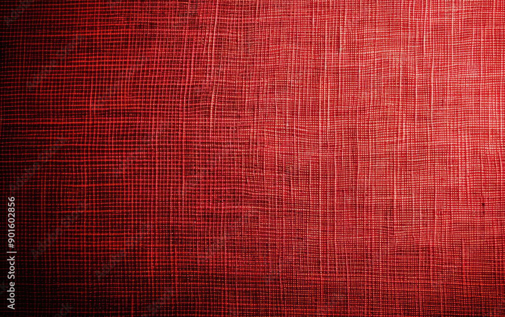 Fototapeta premium A striking red textured pattern with linear lines creating a grid-like design. Perfect for backgrounds, wallpapers, or abstract art concepts.