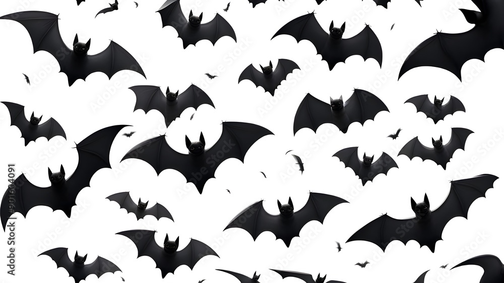 flying flock of bats flying flock of bats