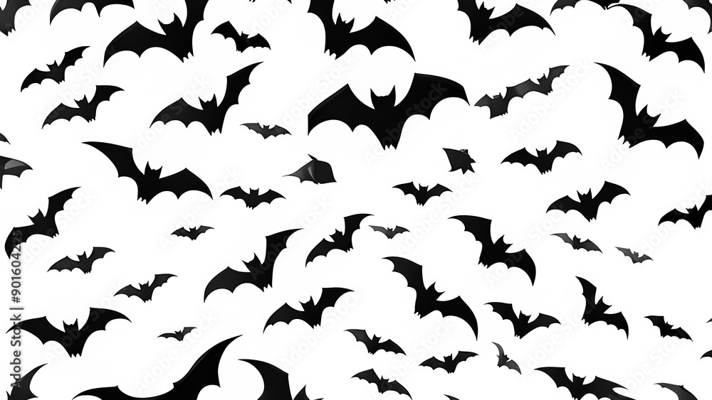 flying flock of bats flying flock of bats