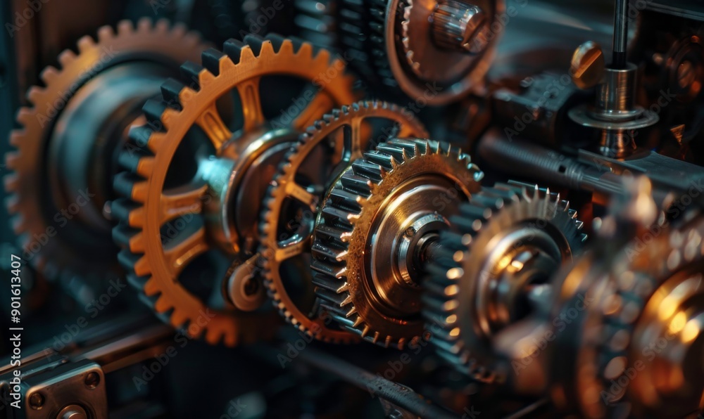 gears of a machine. This image can be used to illustrate the inner workings of a mechanical device gears of a machine. This image can be used to illustrate the inner workings of a mechanical device