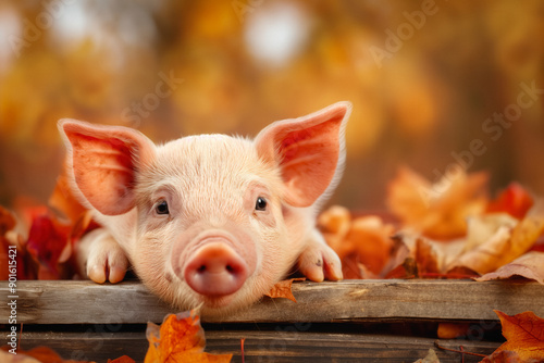 Halloween pig