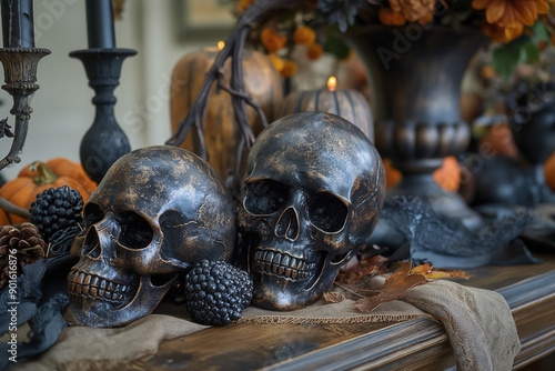 Halloween table setting