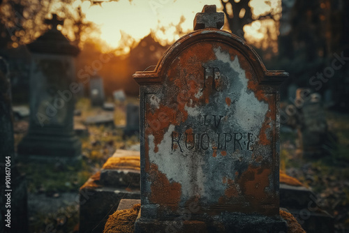 Halloween tombstone