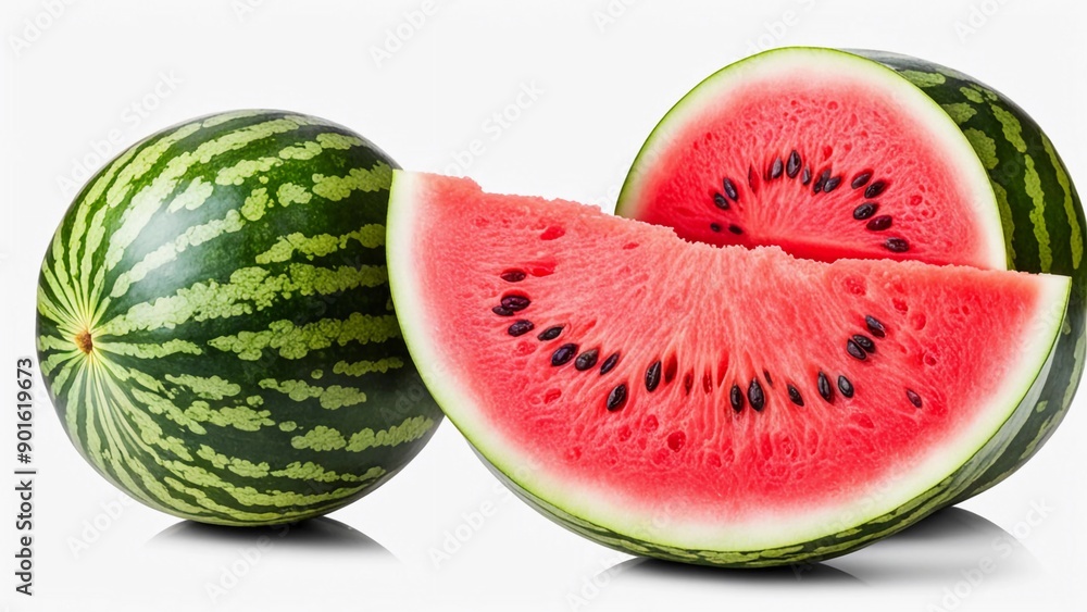 watermelon isolated on white background, clipping path, isolated on a white background watermelon isolated on white background, clipping path, isolated on a white background