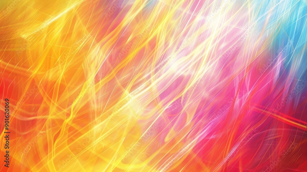 Bright, radiant lines forming abstract patterns Bright, radiant lines forming abstract patterns