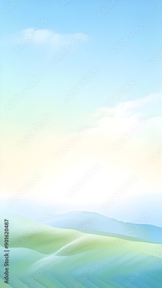 Obraz premium landscape with sky and clouds