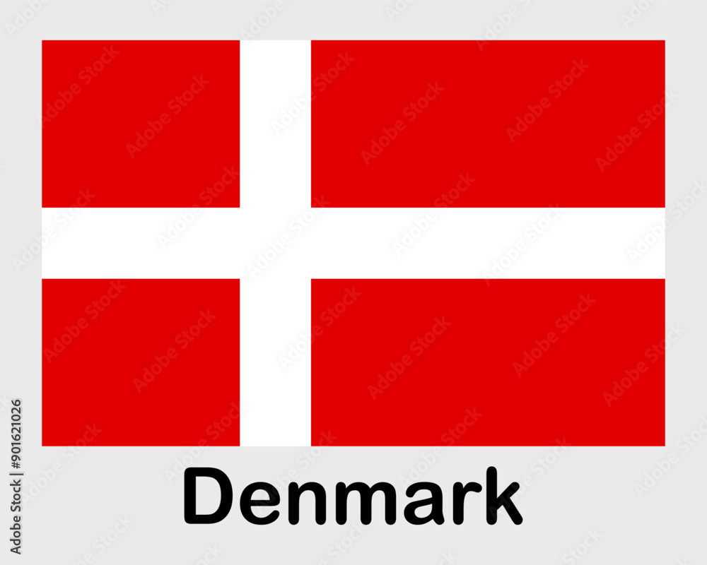 Denmark national flag. Banner, state symbol, flagpole. Denmark national flag. Banner, state symbol, flagpole.